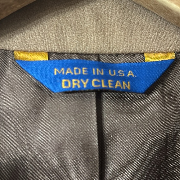 Pendleton Camel 100% Pure Virgin Wool Blazer Jacket Mens Suit Sports Coat 46 L - Picture 4 of 7